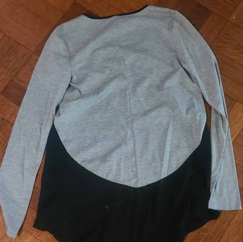 Black Grey Jersey Xhilaration xs - Picture 2 of 4